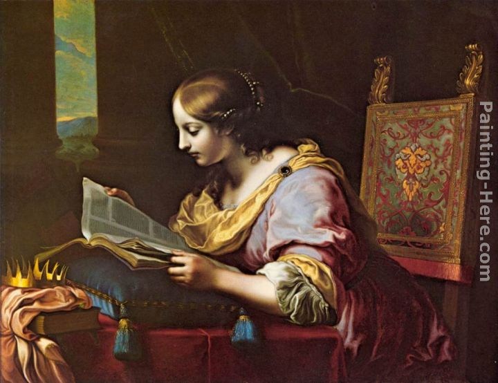 Carlo Dolci St Catherine Reading a Book